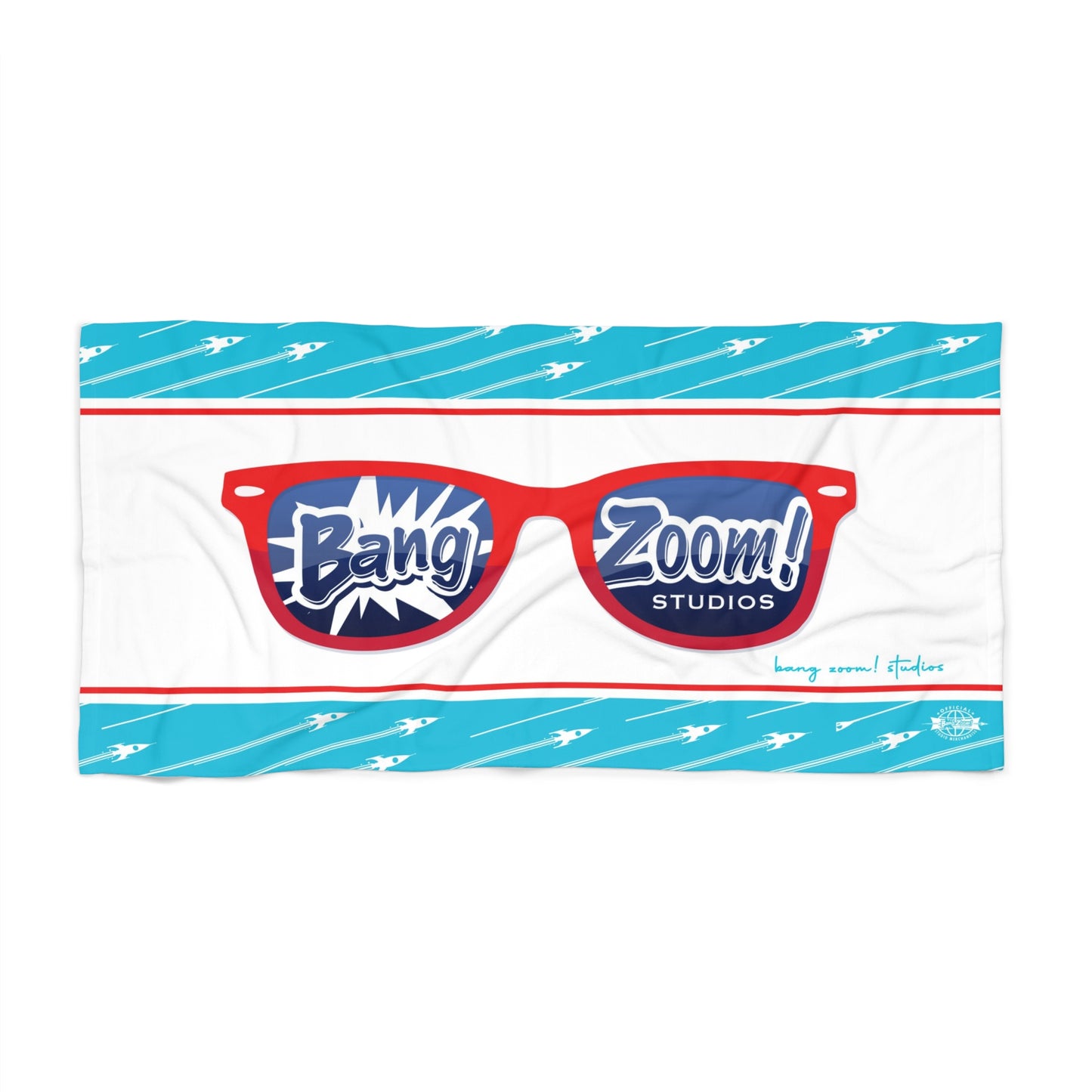 Bang Zoom! Sunglasses Beach Towel