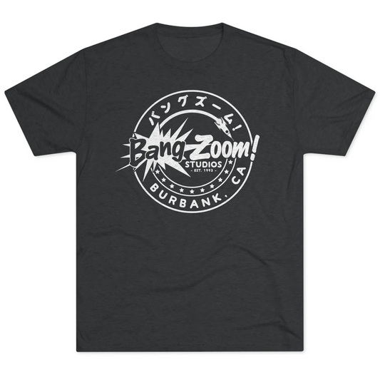 Unisex Bang Zoom! Circle Logo Black Tee