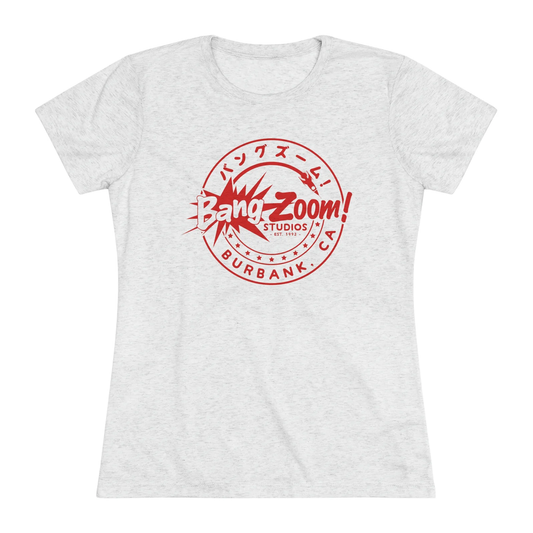 Women's Bang Zoom! Circle Logo White Heather Tee