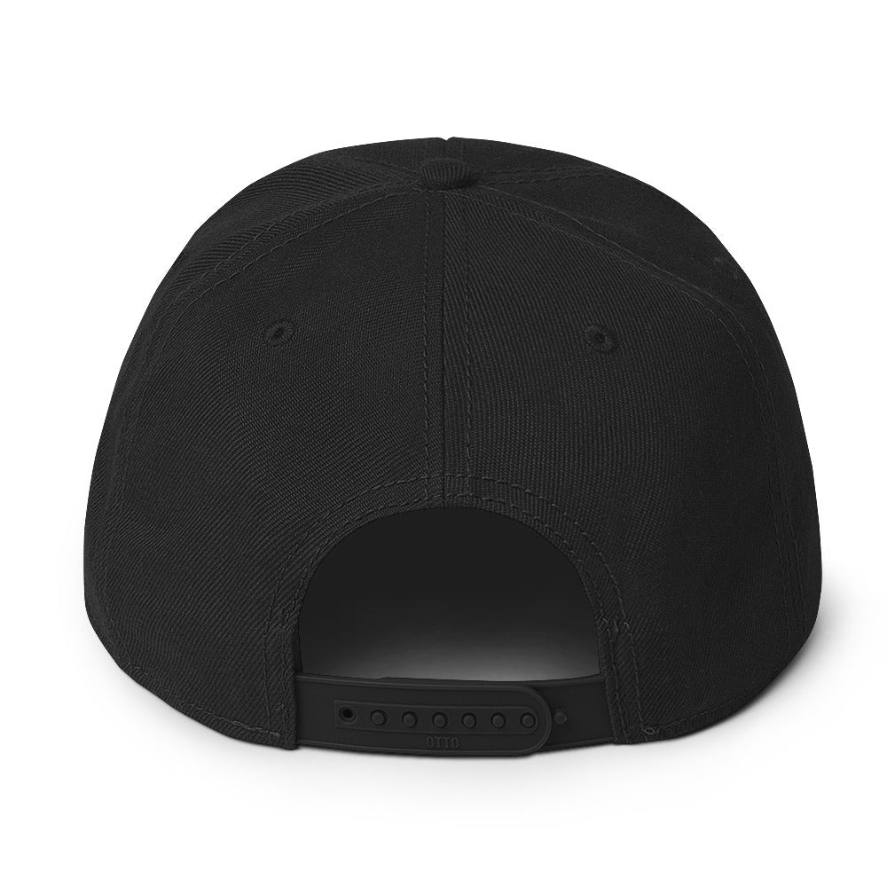 Color Bang Zoom! Logo on Black Snapback-Flatbrim Cap