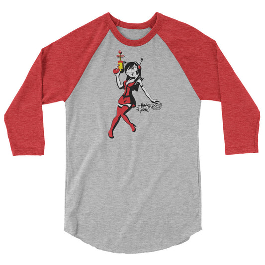 LoveChan (Color) 3/4 sleeve raglan shirt