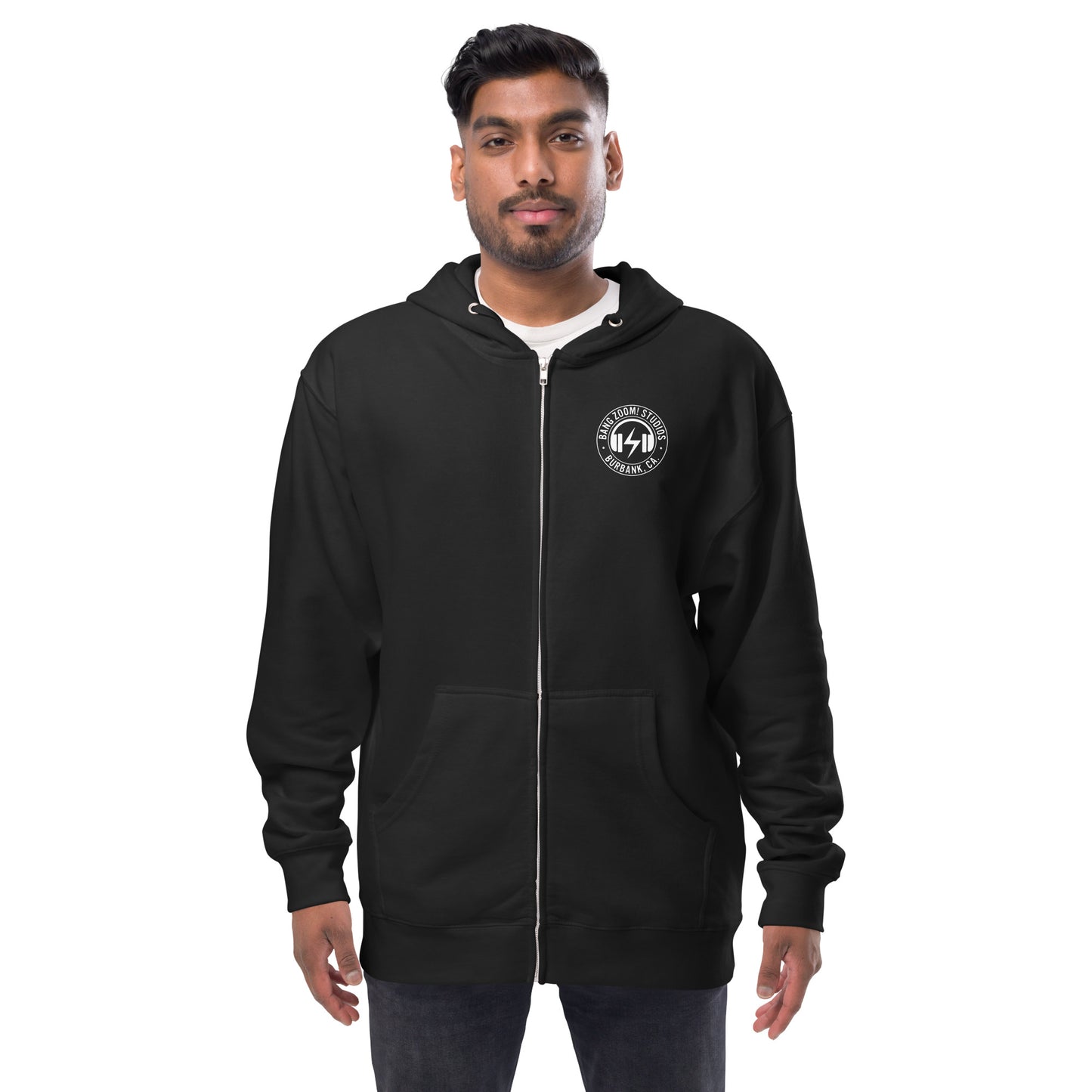 Headphones Logo Zip-Up Hoodie