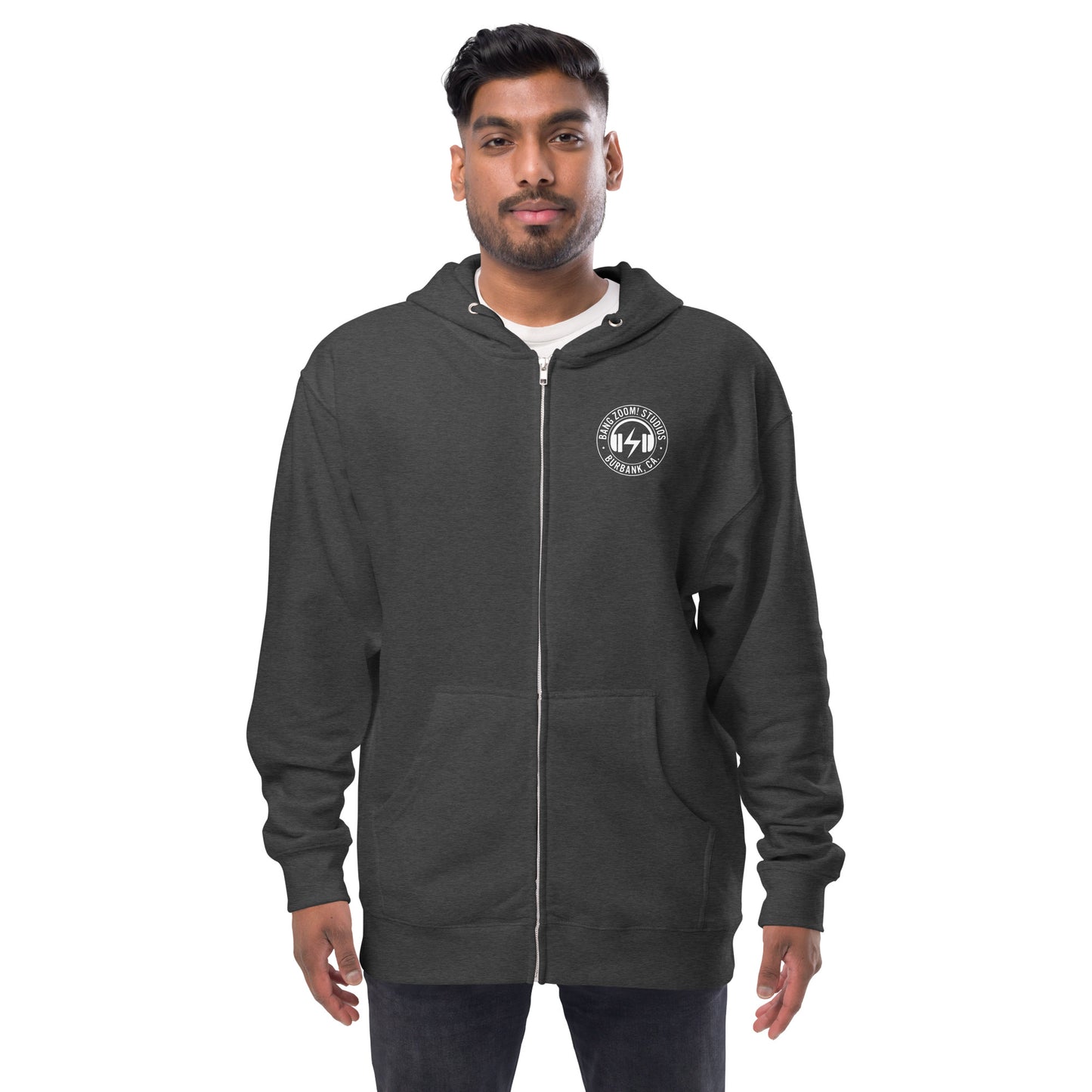 Headphones Logo Zip-Up Hoodie