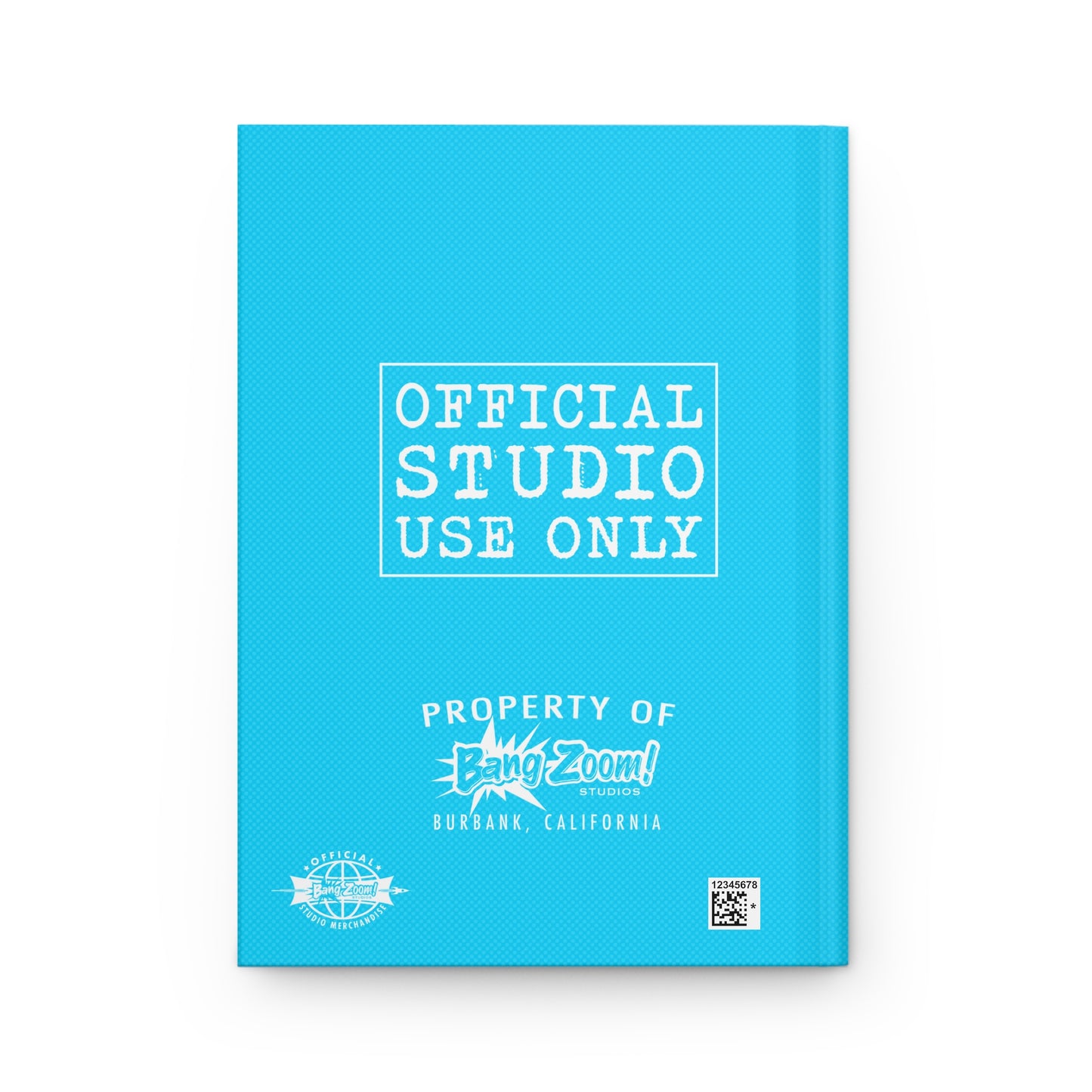 Blue Bang Zoom! Hardcover Notebook
