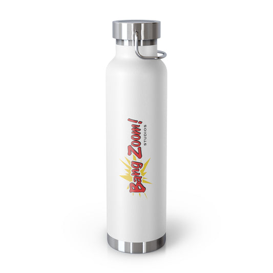 White Vacuum Insulated Bottle with Color Bang Zoom!
