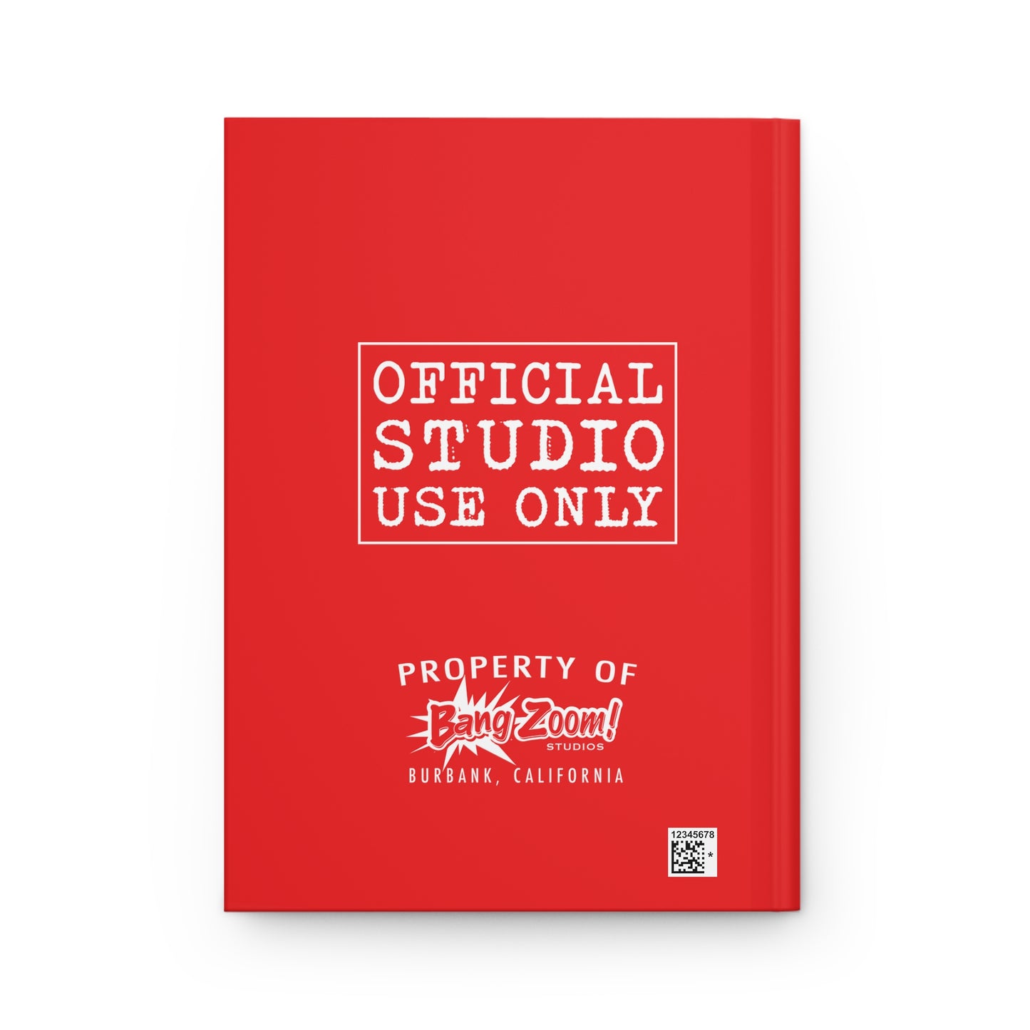 Red Bang Zoom! Hardcover Notebook