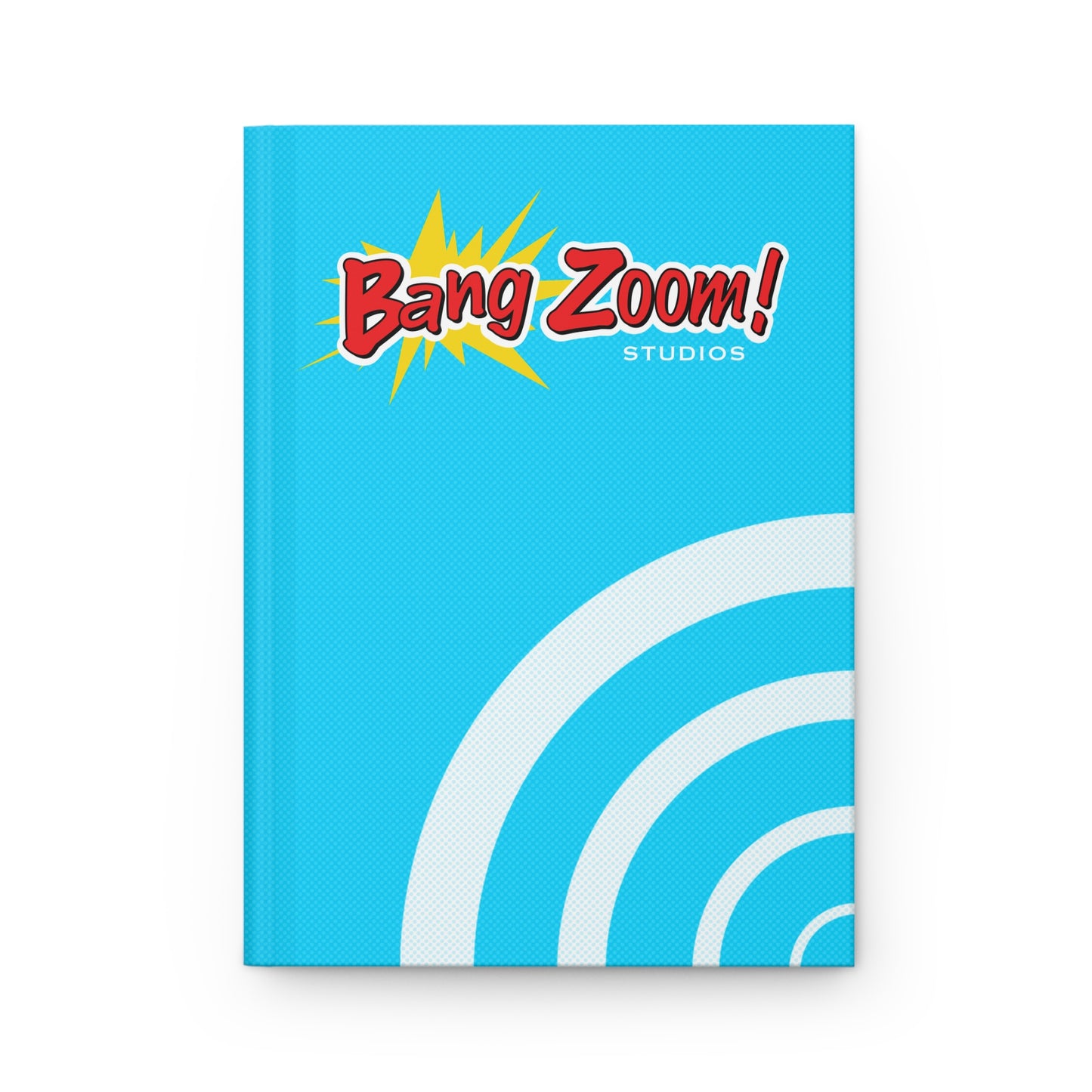 Blue Bang Zoom! Hardcover Notebook