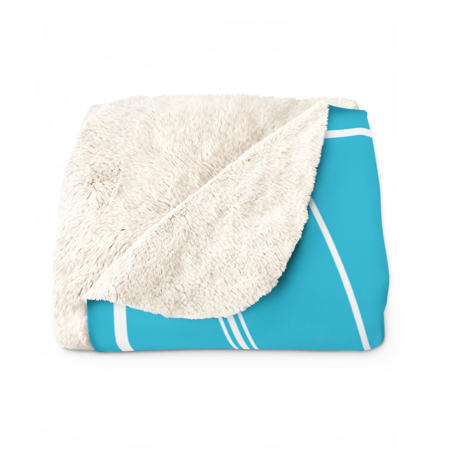 Bang Zoom! Rocket Pattern Sherpa Fleece Blanket