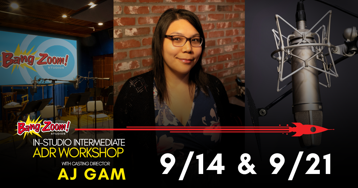 In-Studio Intermediate ADR Workshop with AJ Gam (September 2026)