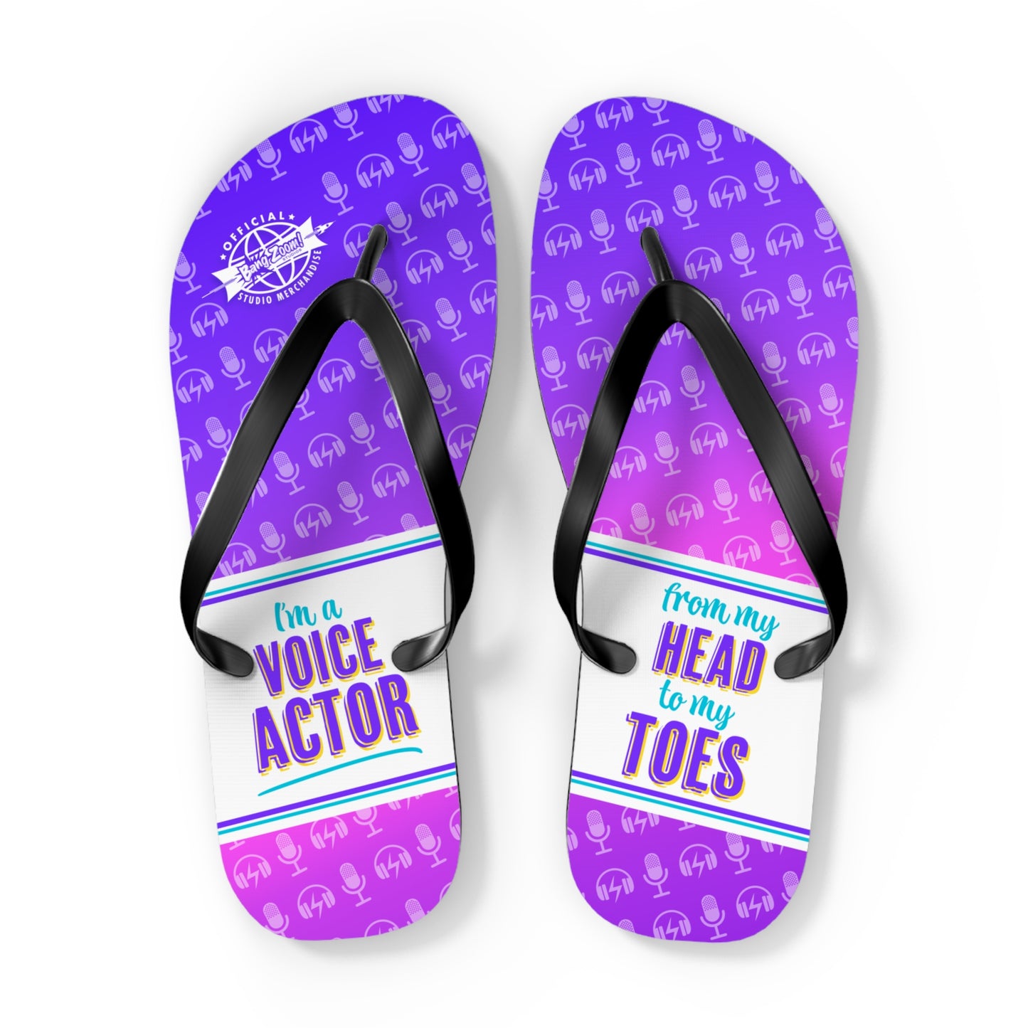 Voice Actor Flip-Flop Sandals