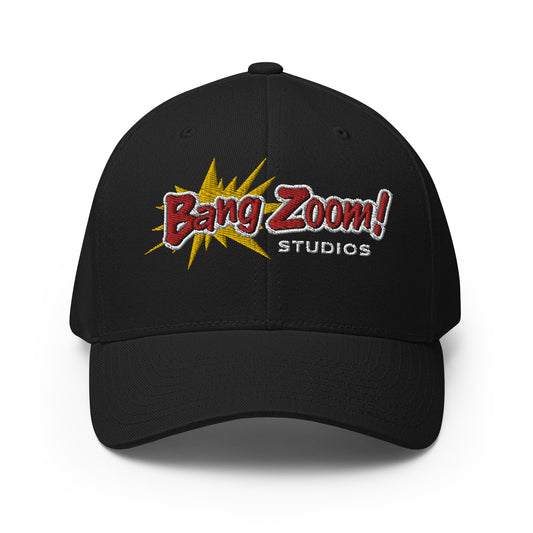 Bang Zoom! Color Logo on Black Flexfit Cap