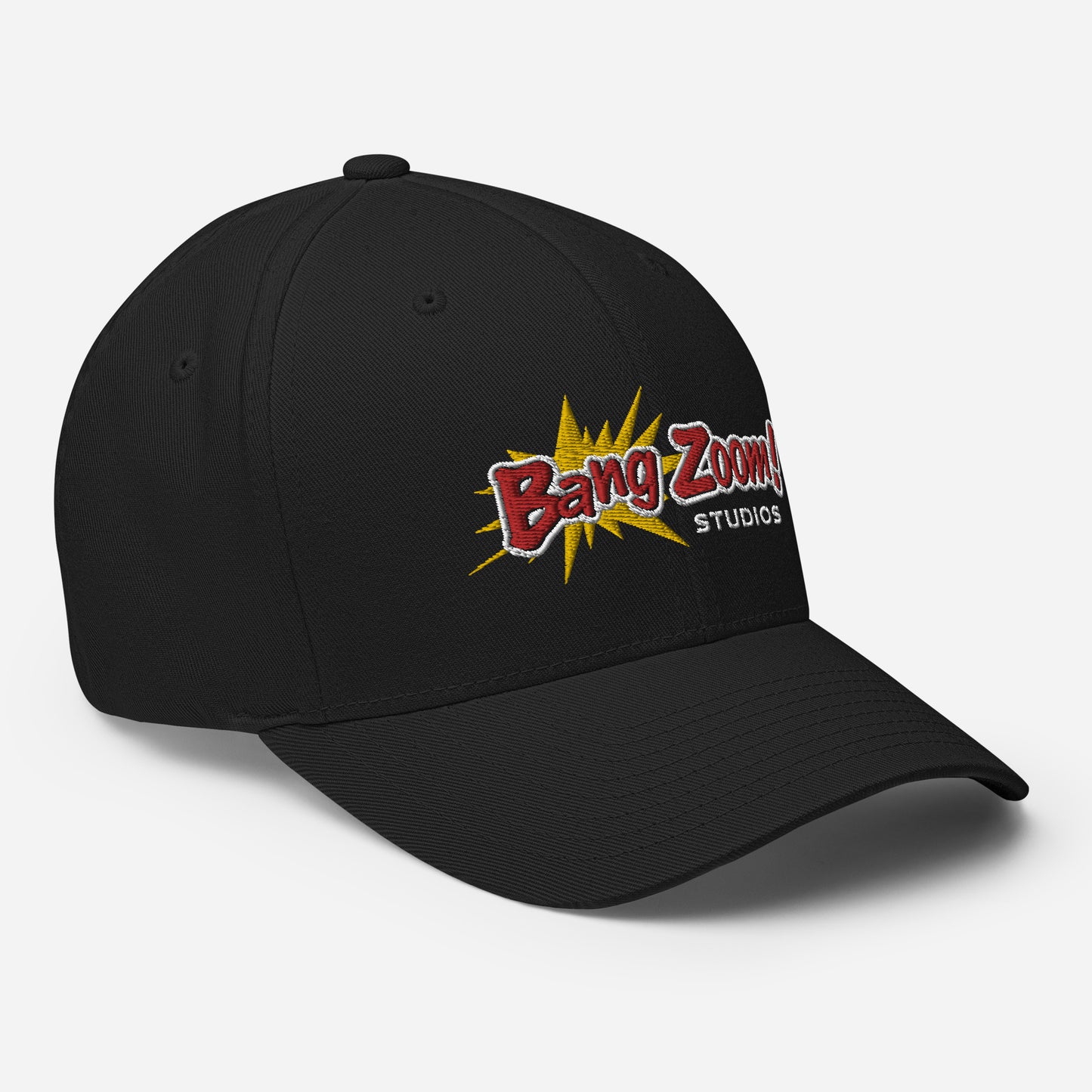 Bang Zoom! Color Logo on Black Flexfit Cap