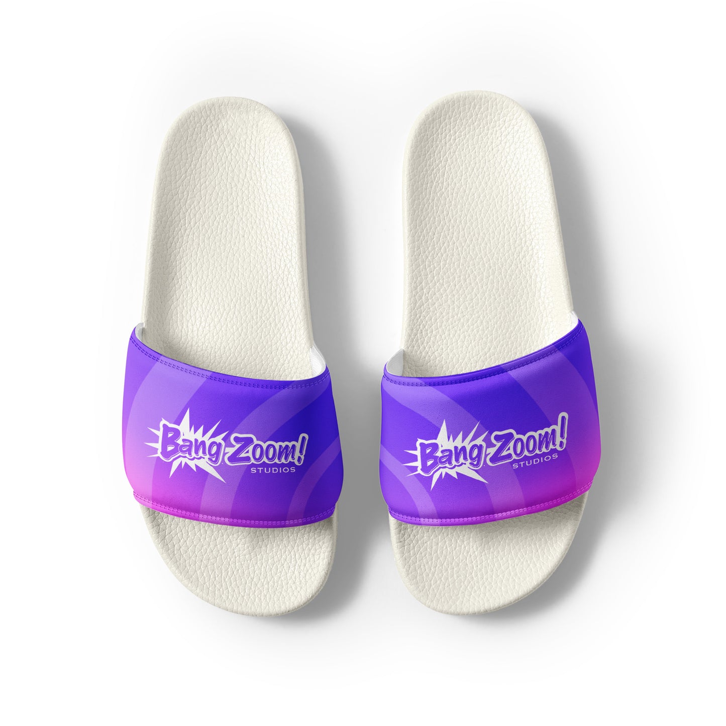 Women's Bang Zoom! Purple Ombré Slide Sandals