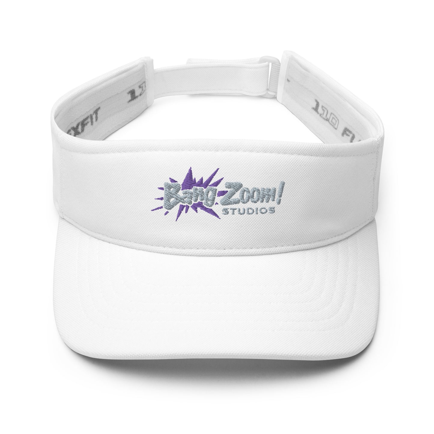 White Bang Zoom! Logo Visor