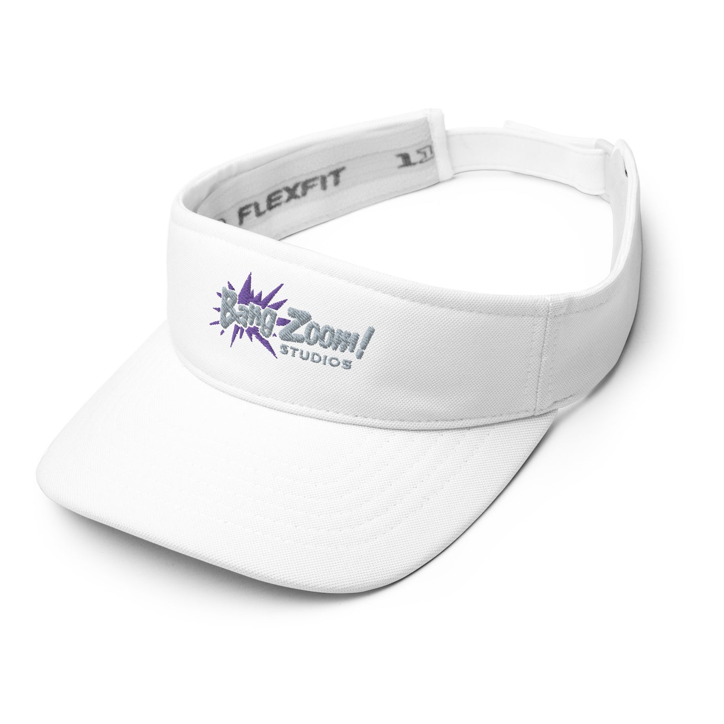 White Bang Zoom! Logo Visor