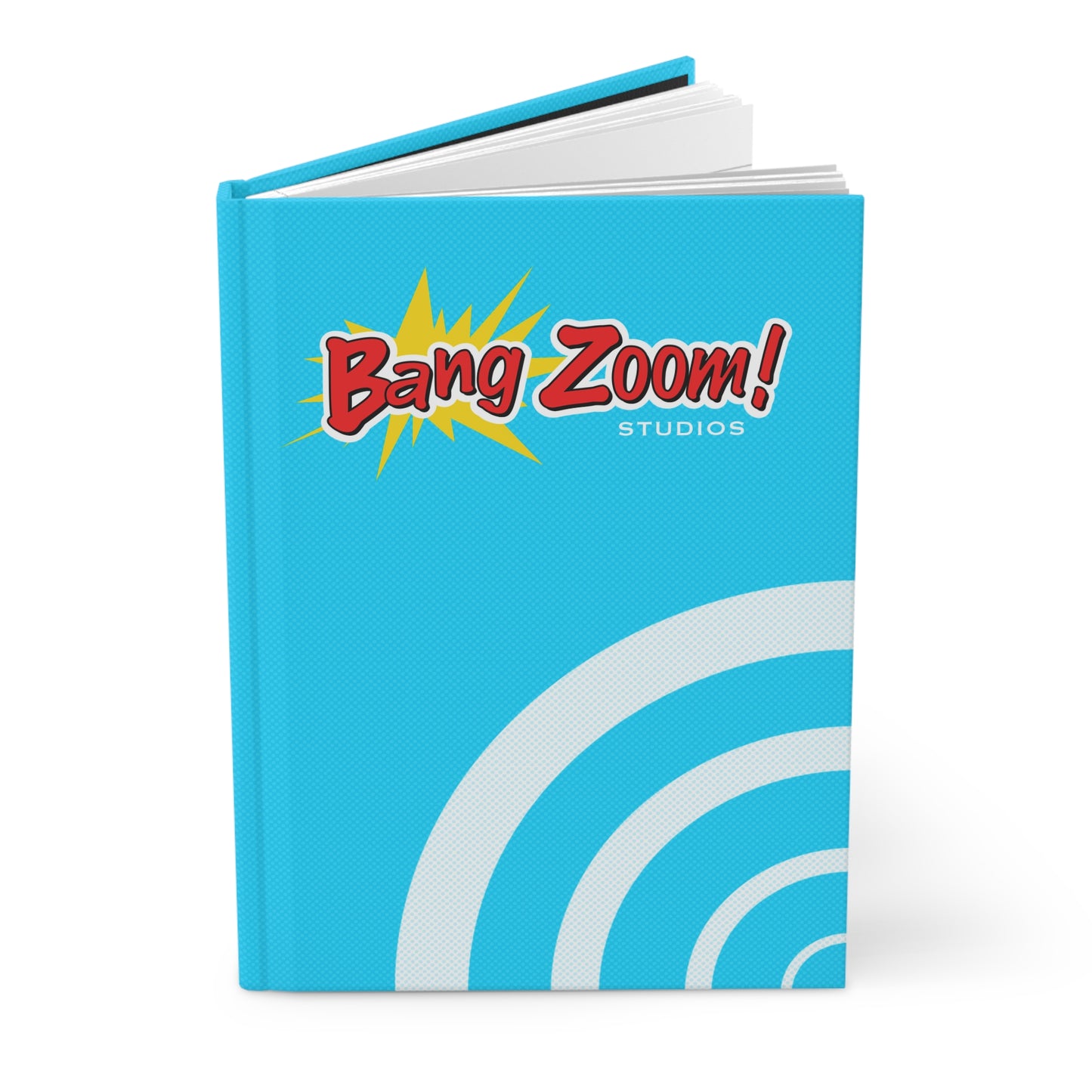 Blue Bang Zoom! Hardcover Notebook