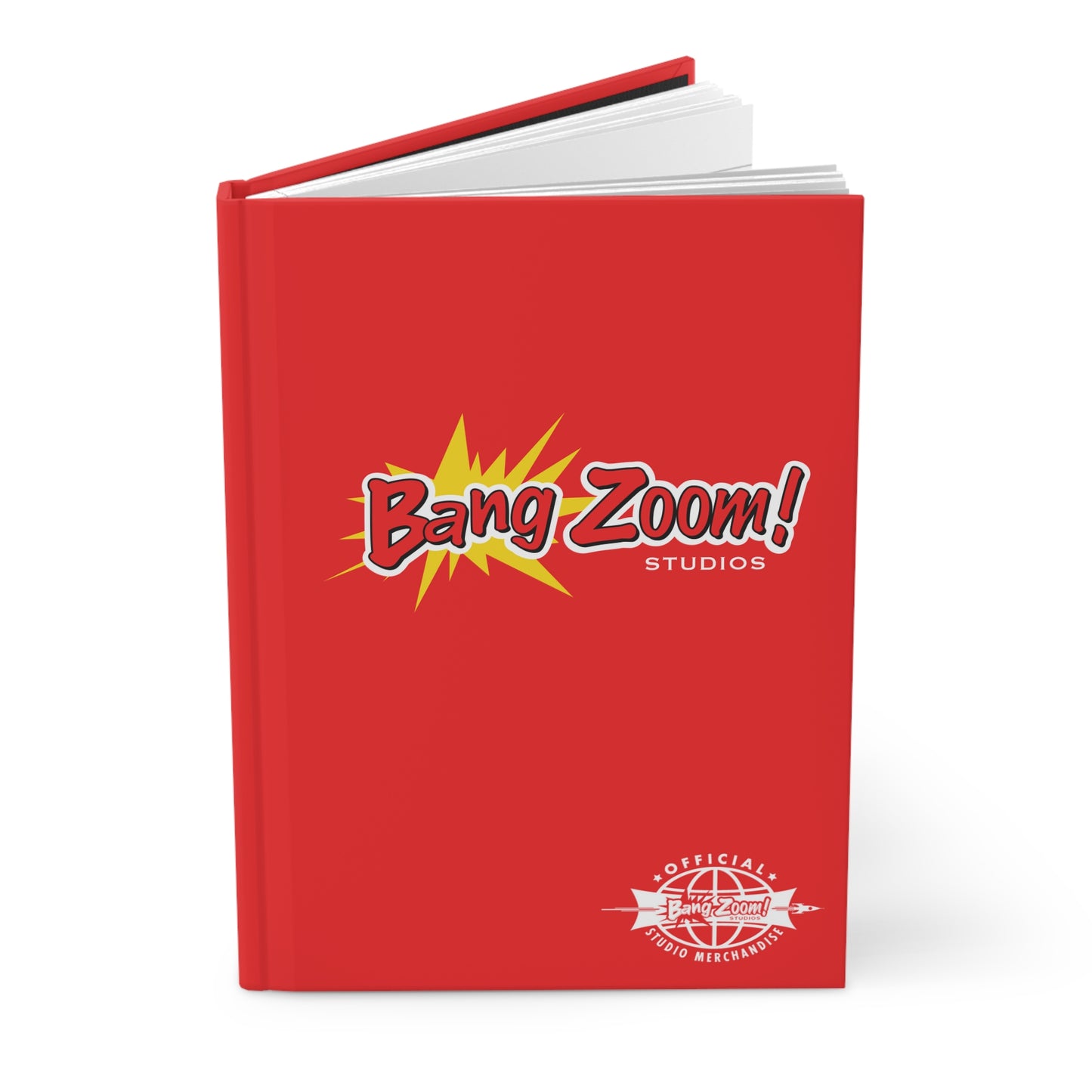 Red Bang Zoom! Hardcover Notebook
