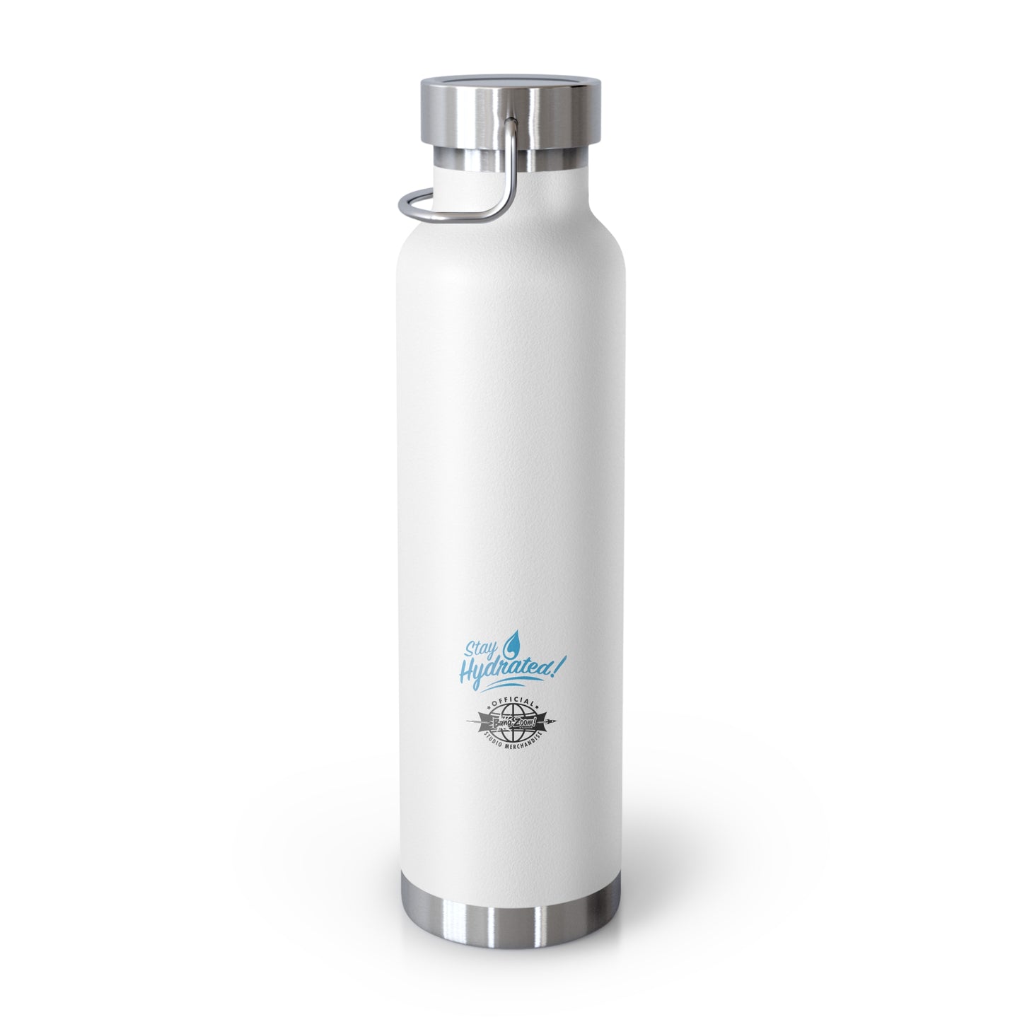 White Vacuum Insulated Bottle with Color Bang Zoom!